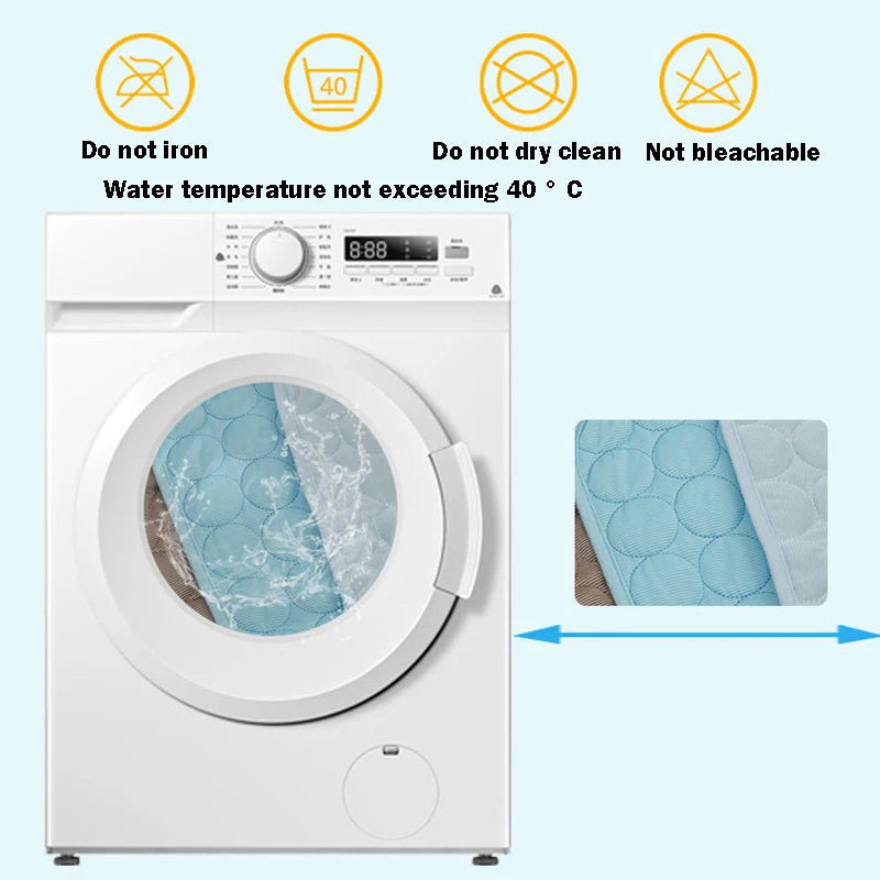 Não use água muito quente para lavar. 